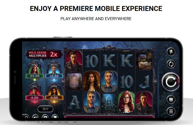 Použijte mobilní verzi a točte své oblíbené hry kdykoliv a kdekoliv